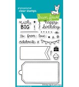 Lawn Fawn BIRTHDAY TAGS stamp set